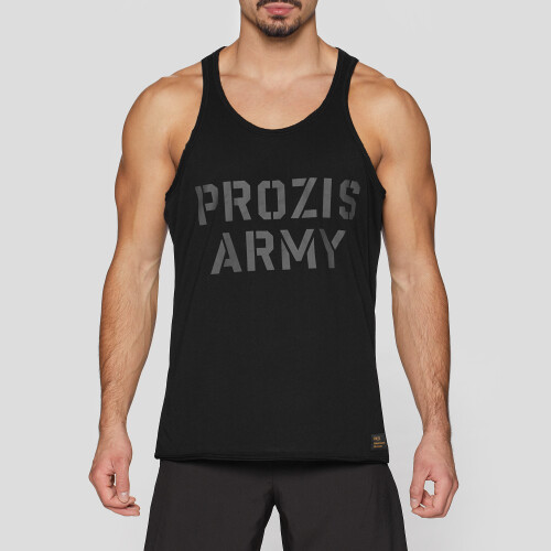 Camiseta sin mangas Stringer Army - Army Black