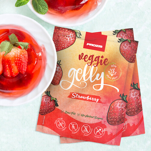 2 x Veggie Gelly - Agar-Agar 15 g Erdbeere