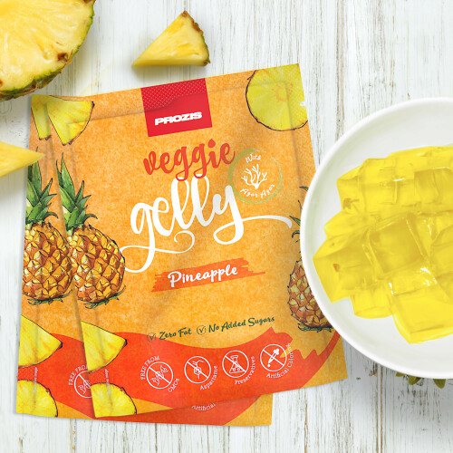2 x Veggie Gelly - Agar-Agar 15 g Pineapple