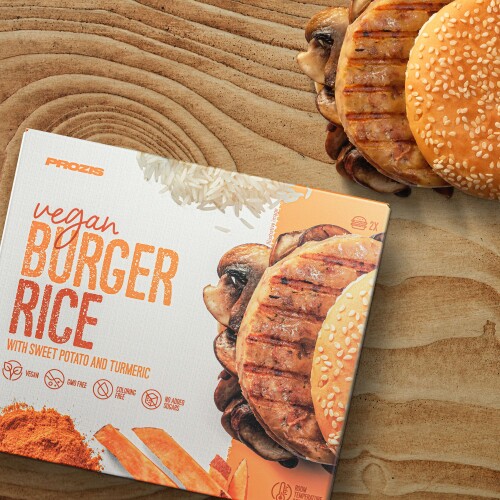 2 x Vegan Burger - Rice with Sweet Potato and Turmeric 80 g