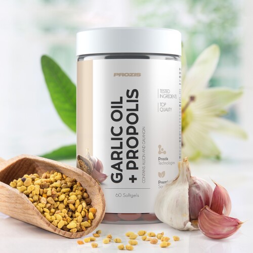 Garlic Oil + Propolis 500 mg 60 softgels