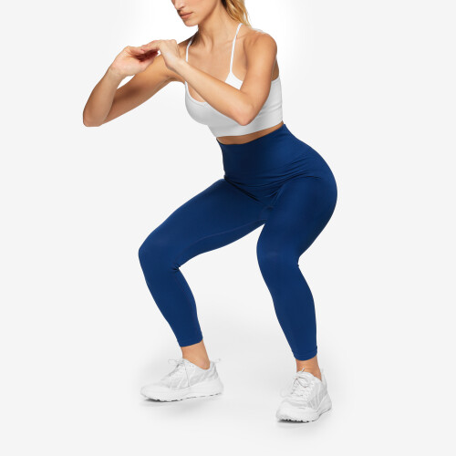 navy blue exercise leggings