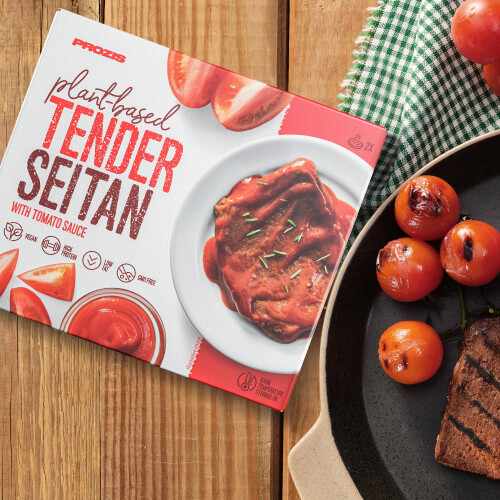 2 x Steak de Seitan avec Sauce Tomate 100 g