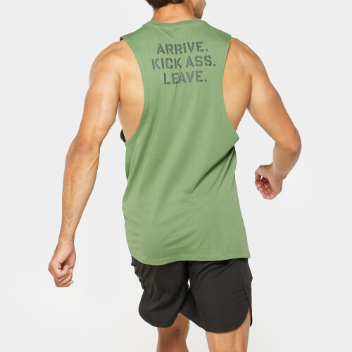 Army Kick Ass Tank Top - Green