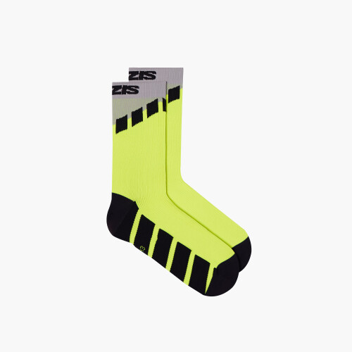 Speed Crew-Socken mit Kompression - Neon Yellow