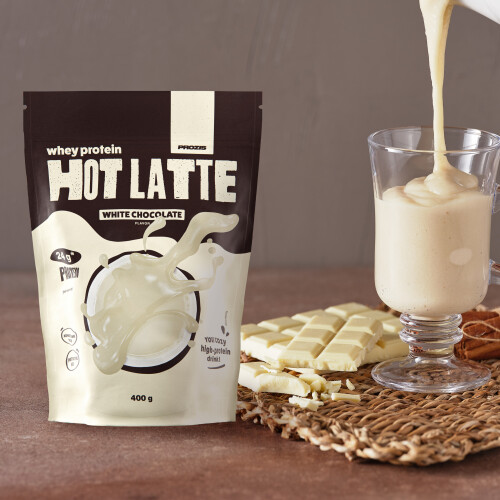 Hot Latte with Whey Protein 400 g - White Chocolate