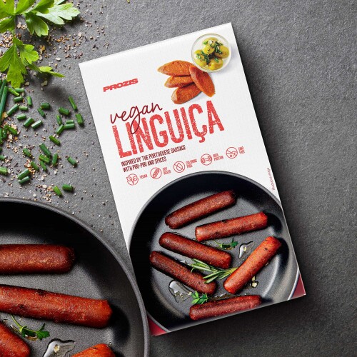 Linguiça Végétalienne - Saucisse Portugaise au Piri-Piri et aux Épices 200 g (5x40g)