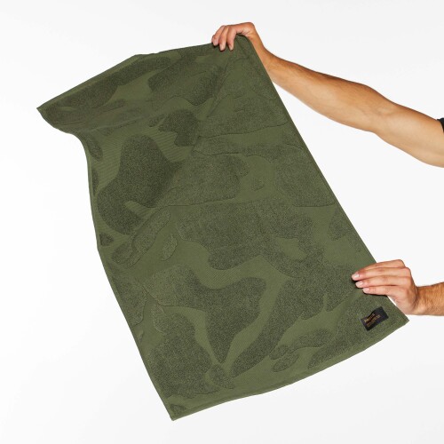 Army Camo Gym Towel - Olive Green