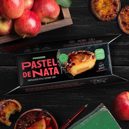 4 x Pastel de Nata - Portuguese Custard Tart ZERO - Pomme
