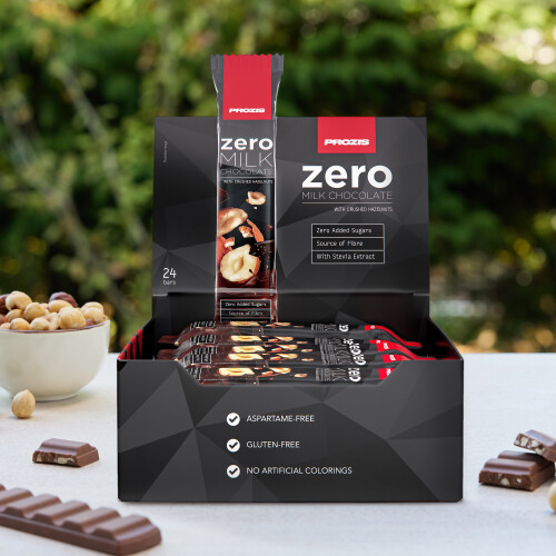 24 x Zero Milk Chocolate with Hazelnuts 27 g