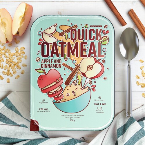 Quick Oatmeal - Maçã e Canela