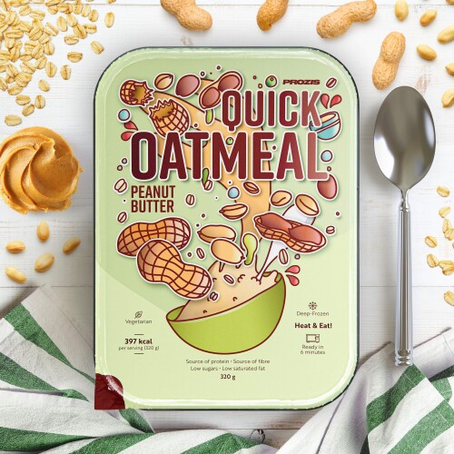 Quick Oatmeal - Manteiga de Amendoim
