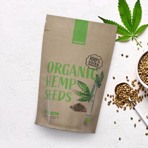 Organic Hulled Hemp Seeds 200 g