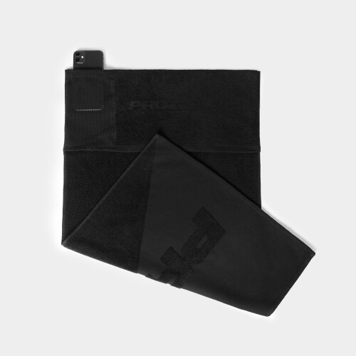 TwoFace Pocket Gym Towel - Black