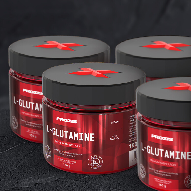 Lglutamina 150 g Anabólicos naturales Prozis