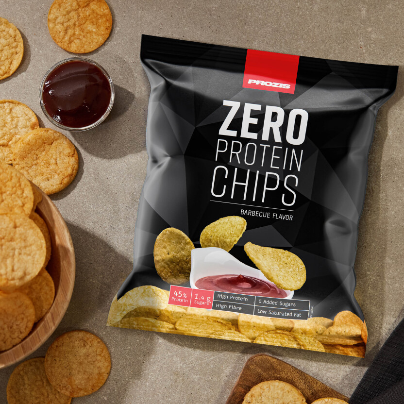 Zero Protein Chips 25 g Bars & Snacks On The Go Prozis