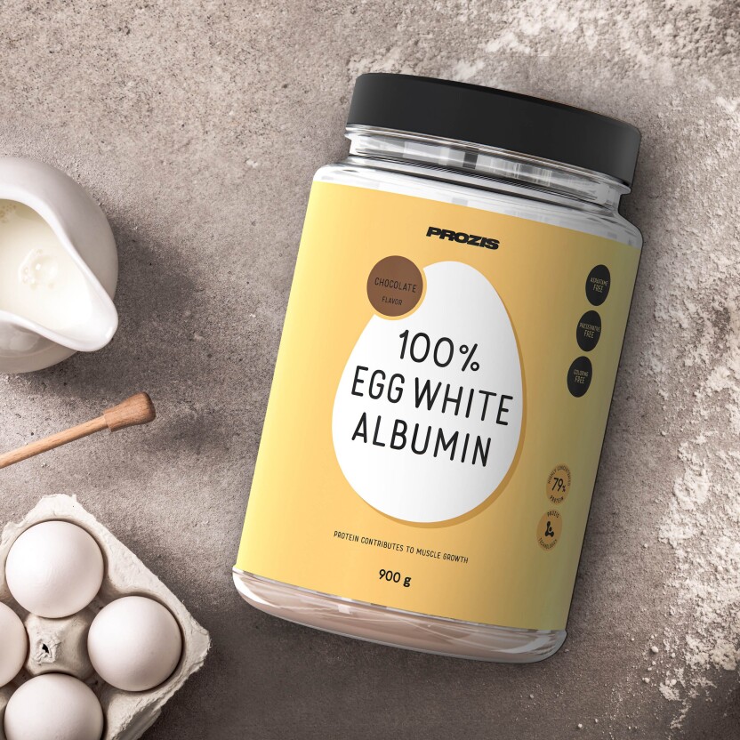 100 Egg White Albumin 900 g Aliments diététiques Prozis