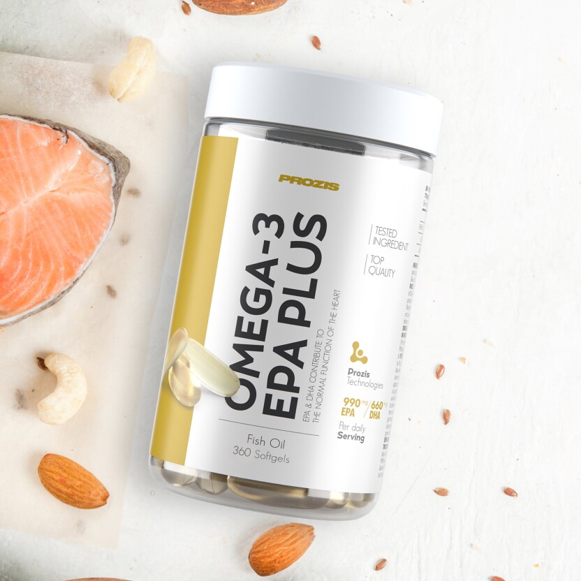 Omega 3 EPA Plus 360 Softgels Sportlergesundheit Prozis
