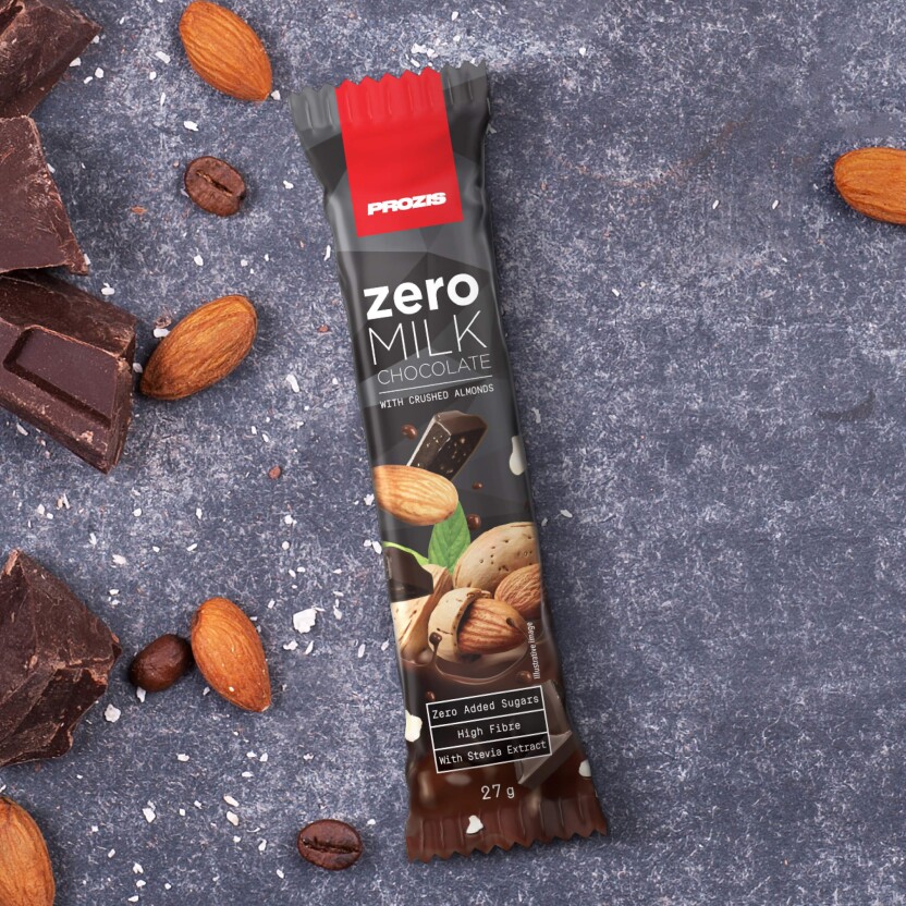 Zero Milk Chocolate with Almonds 27 g