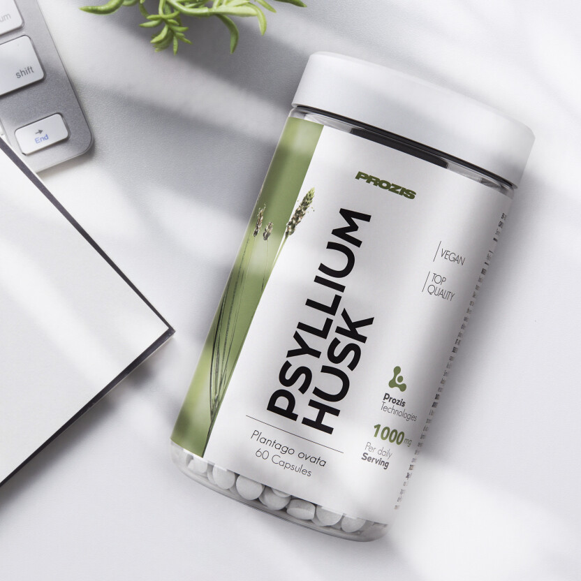 Casca de Psílio 1000 mg 60 cápsulas vegetarianas