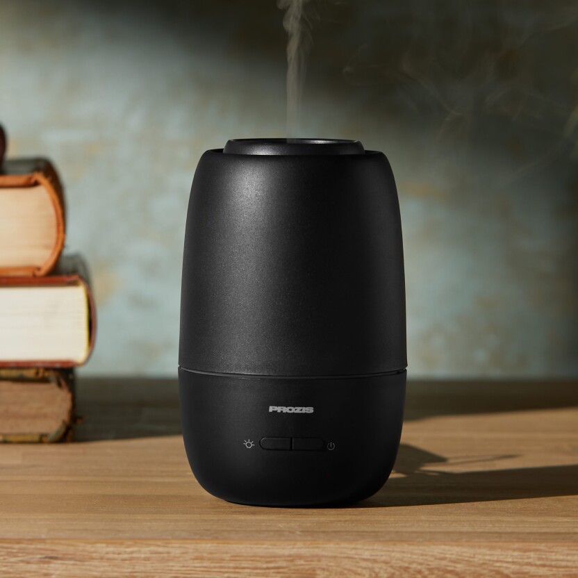 Humidificador e Difusor de Aromas para Casa Essence Preto