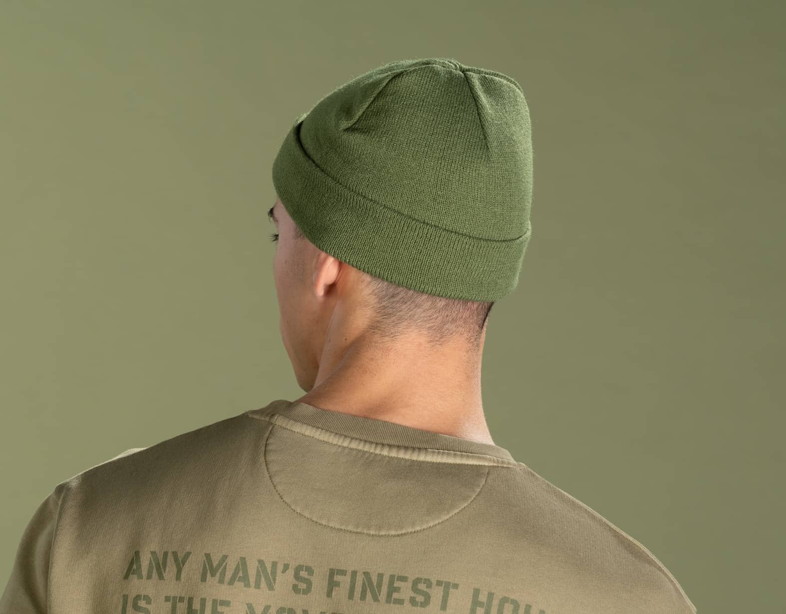 olive green toque