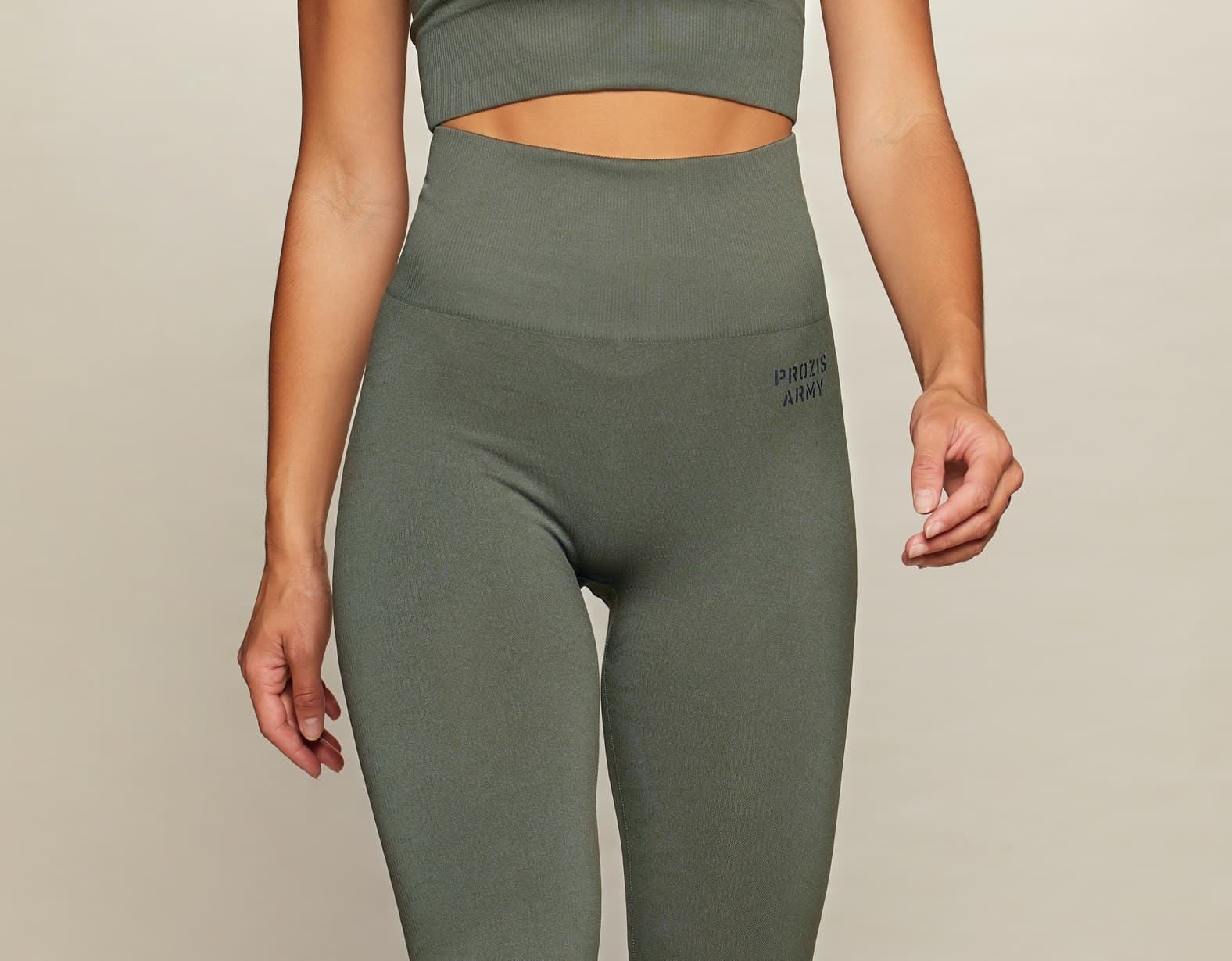 Army BCT High Waist Leggings - Olive 