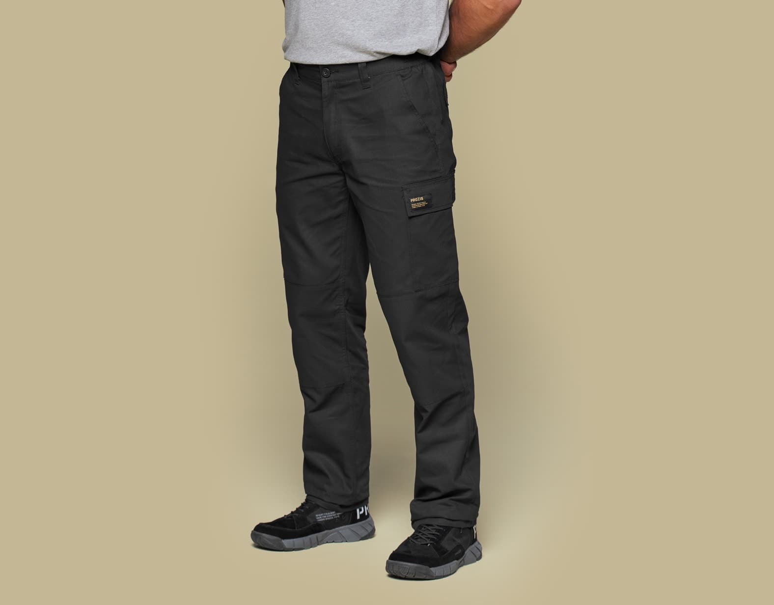 Site King Heavy Duty Cargo Holster Work Trousers  Mud Ice Gravel