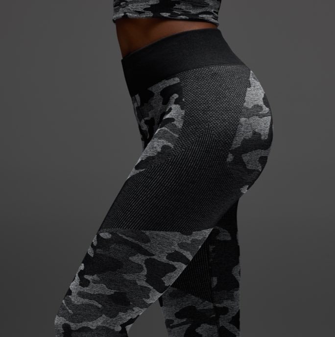 Army Combat Camo Leggings - Gray 