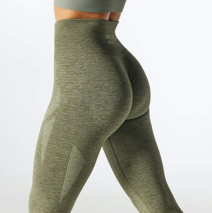 Army Falcon High Waist Leggings - Green 
