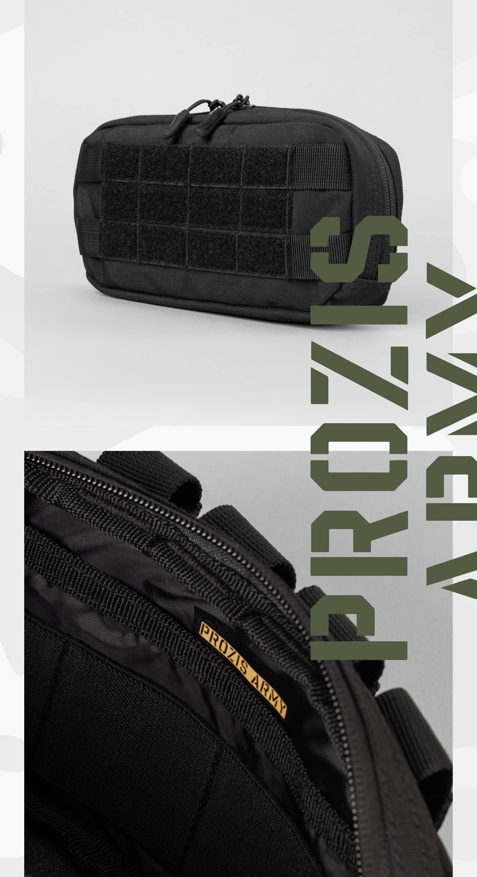 Bolso táctico Army Medium Horizontal Stealth Black Bolso táctico Army Medium Horizontal Stealth Black