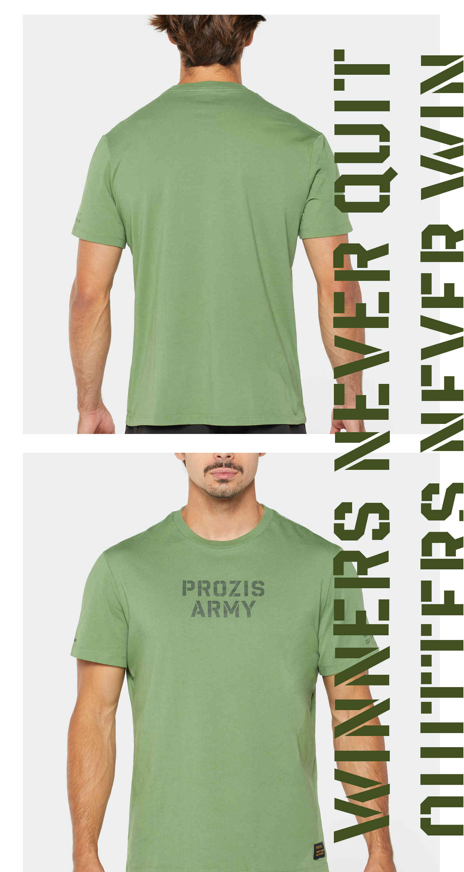 Army Winners T-Shirt - Green - Clothing 