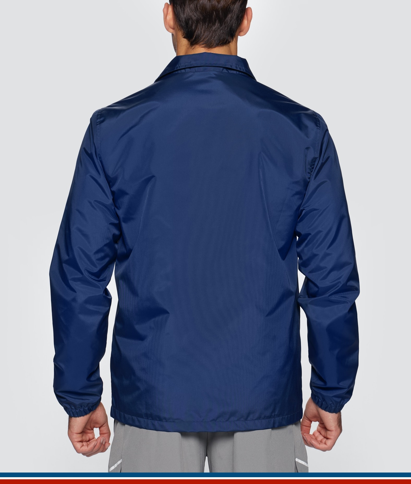 HIIT× CLUBHAUS Coach Jacket S NAVY セール価格でお買い物 スポーツ