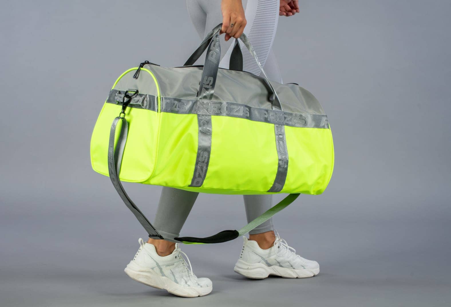 neon green side bag