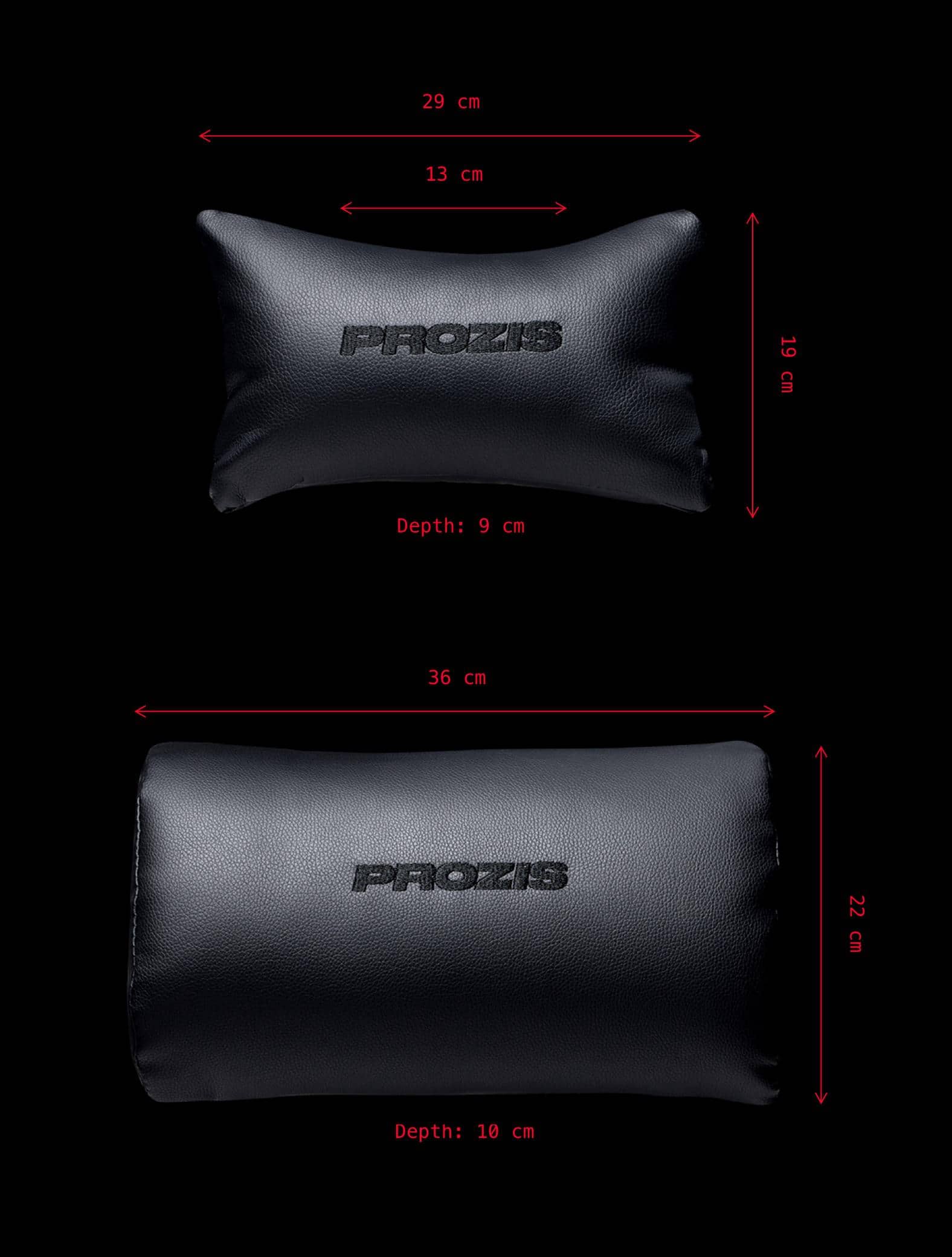 Cadeira de Gaming PillowSet Black Escritório Prozis
