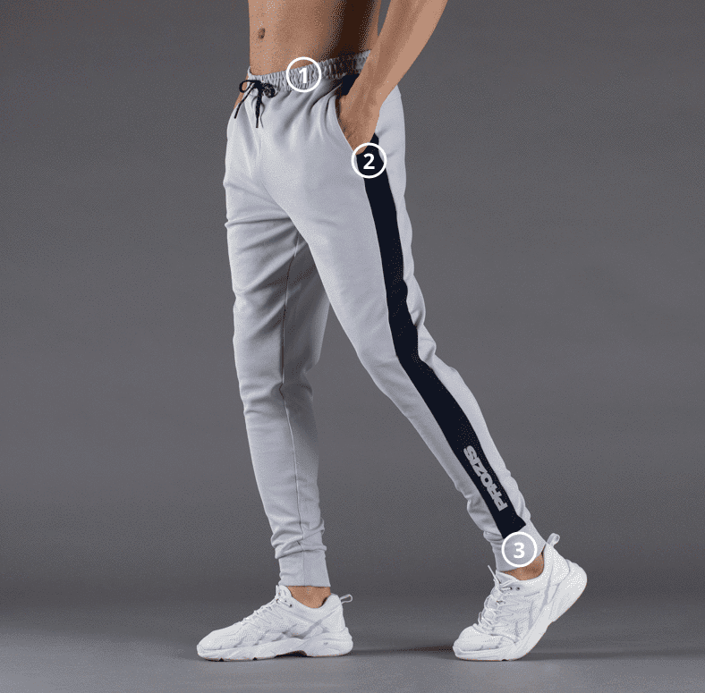 polyester elastane joggers