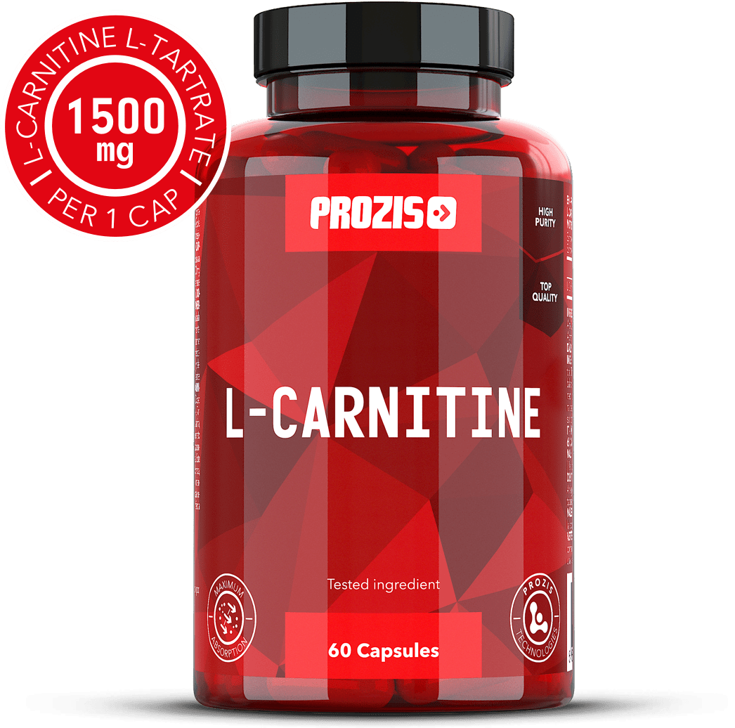 LCarnitine 1 500 mg 60 gélules Perte de Poids Prozis