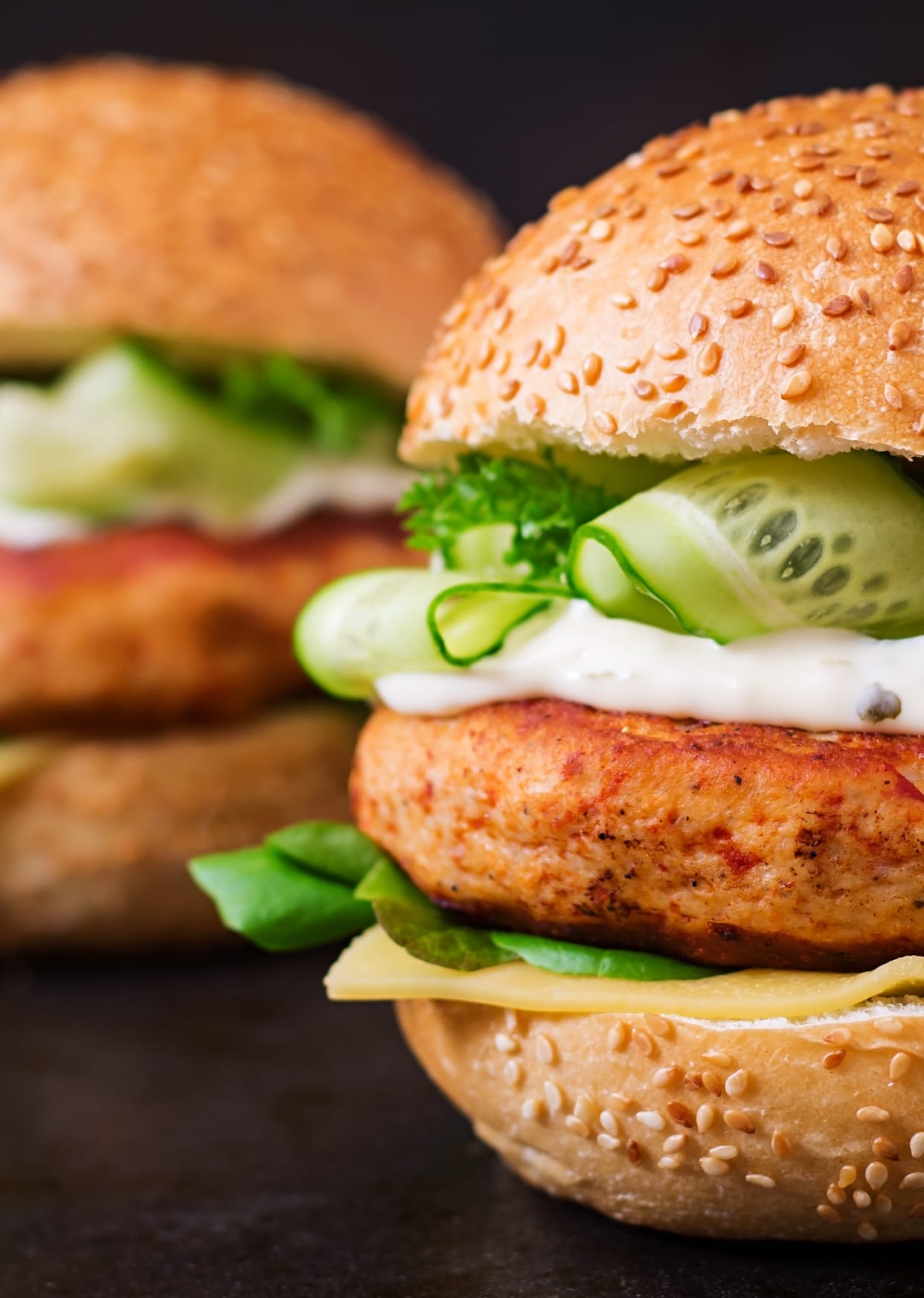 Lean Burger Buns - Sesame Seeds