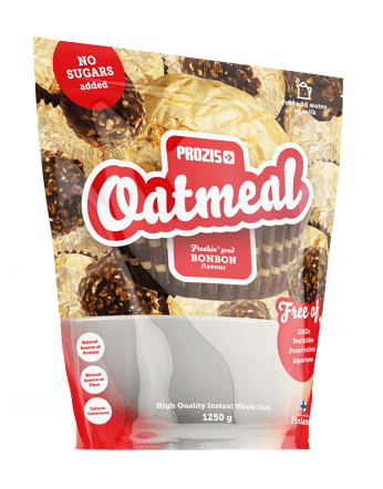 Prozis Oatmeal + Whey Protein Bonbon flavour Bonbon flavour