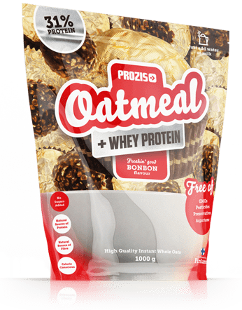 Prozis Oatmeal + Whey Protein Bonbon flavour Bonbon flavour