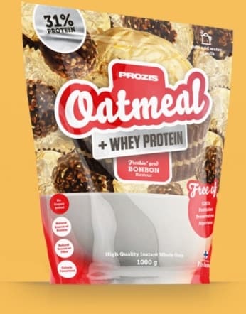 Prozis Oatmeal + Whey Protein Bonbon flavour Bonbon flavour