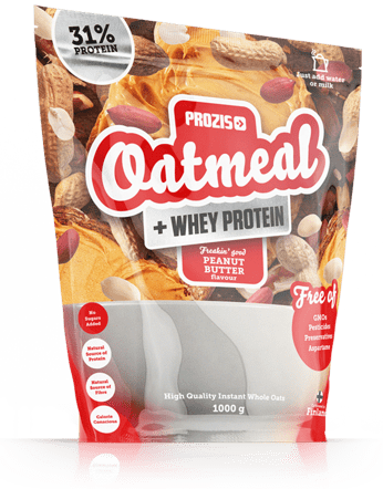Prozis Oatmeal + Whey Protein Peanut Butter flavour Peanut Butter flavour