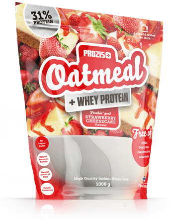 Prozis Oatmeal + Whey Protein Strawberry Cheesecake flavour Strawberry Cheesecake flavour