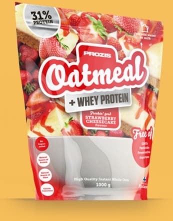 Prozis Oatmeal + Whey Protein Strawberry Cheesecake flavour Strawberry Cheesecake flavour