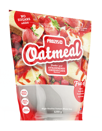 Prozis Oatmeal + Whey Protein Strawberry Cheesecake flavour Strawberry Cheesecake flavour