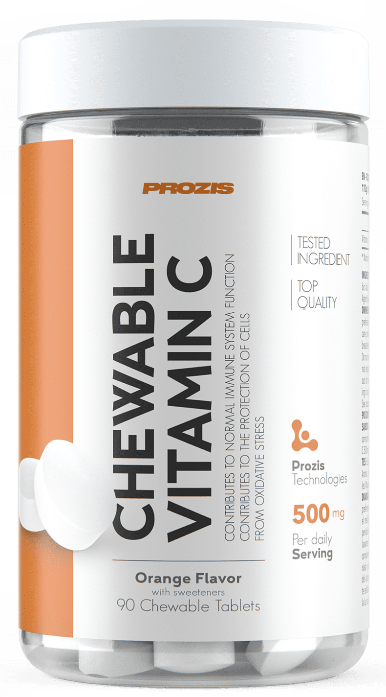 Chewable Vitamin C 500 Mg 90 Chewable Tabs Salute Dell Atleta Prozis