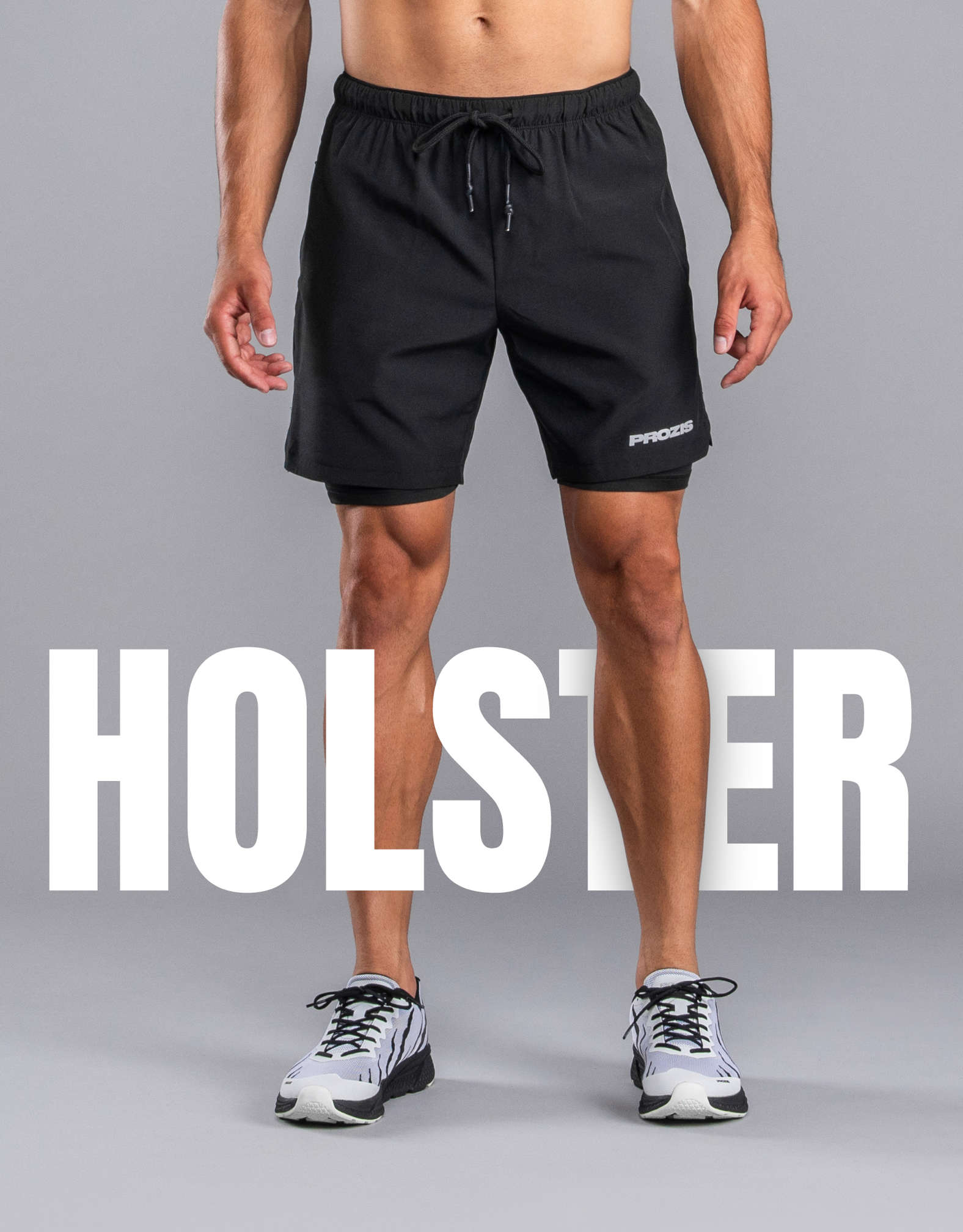 Pantaloncini da Corsa - Holster Black - Performance e Sport | Prozis