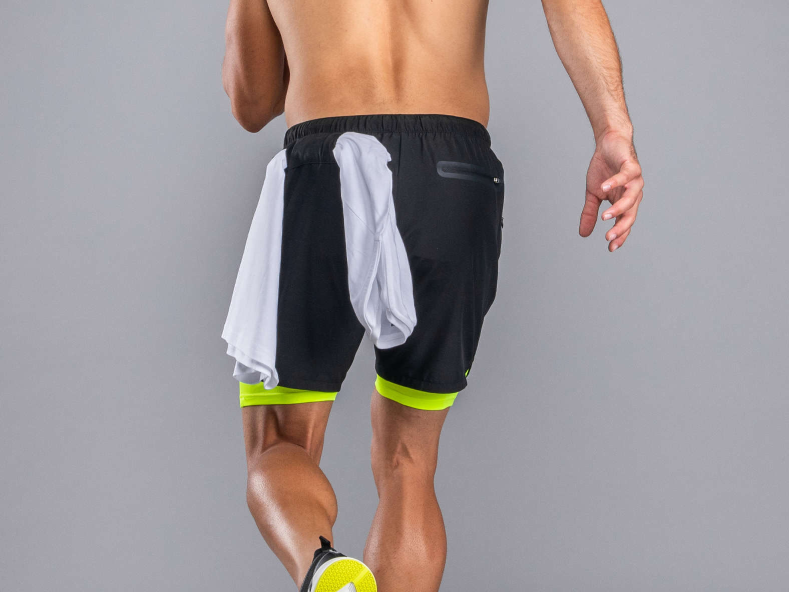 on running shorts