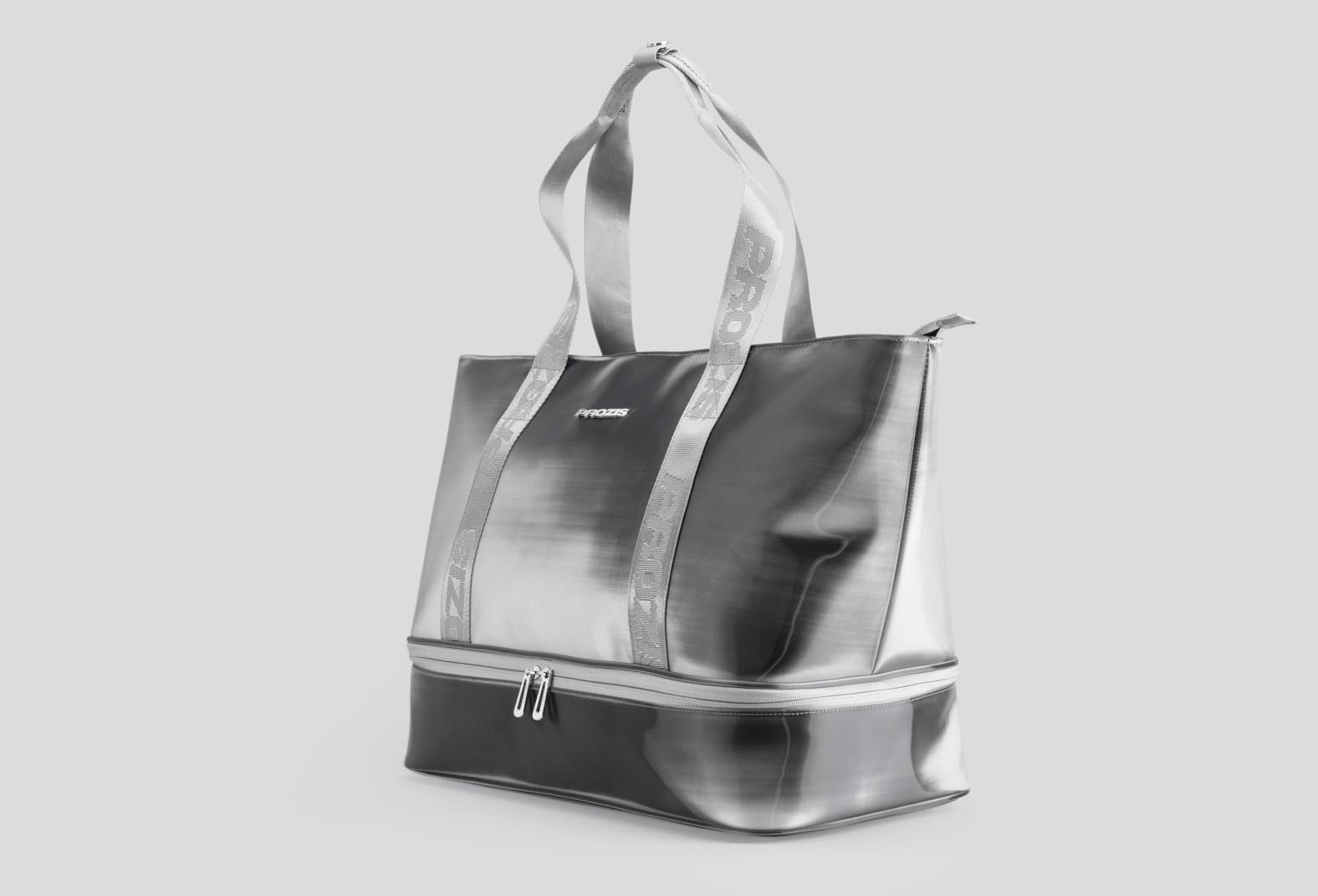 champion tote bag silver