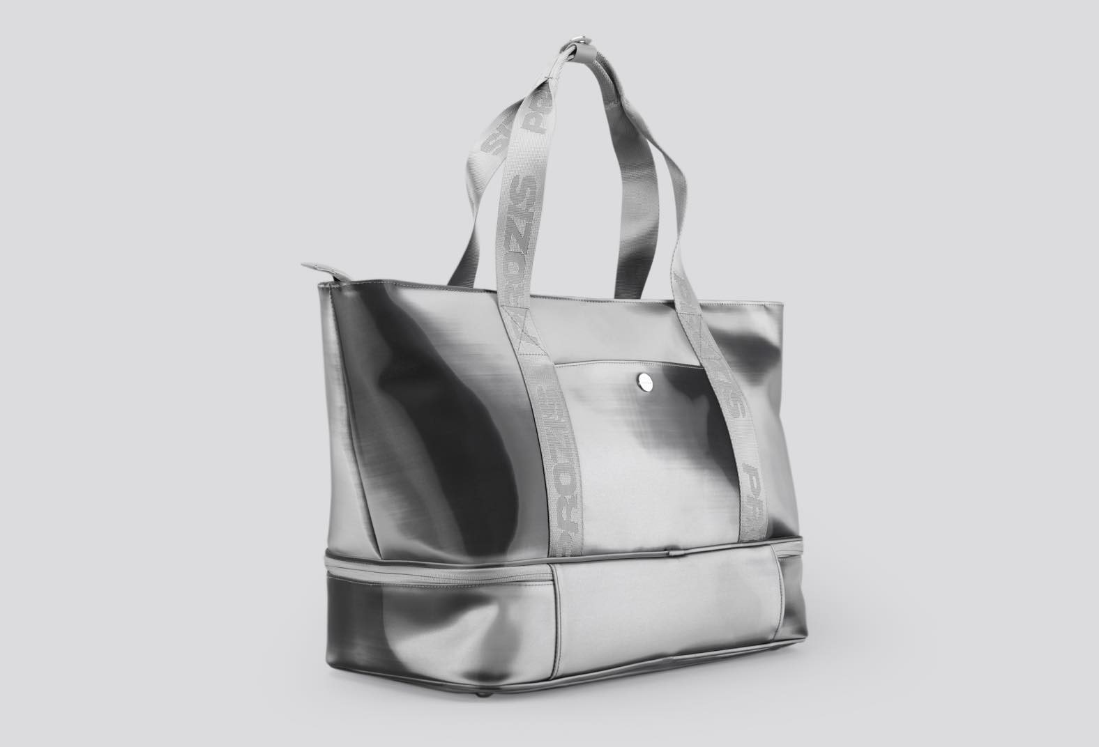 champion tote bag silver